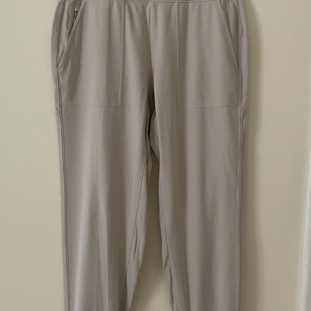 Athleta Gray Track Pants Relaxed Fit Joggers
